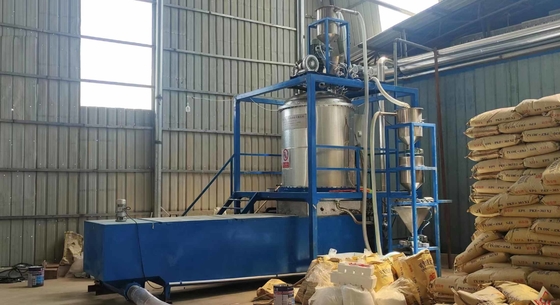 Densité contrôlée par un PLC bleu Partie de mousse EPS Pré-expansionniste informatisée