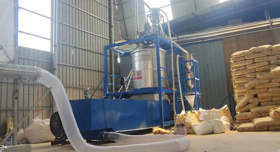 Production de mousse de polystyrène élargi EPS pré-expandant en acier inoxydable