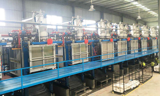 Machine automatique de moulage de forme EPS boîtes en mousse d'emballage pour le poisson et les fruits