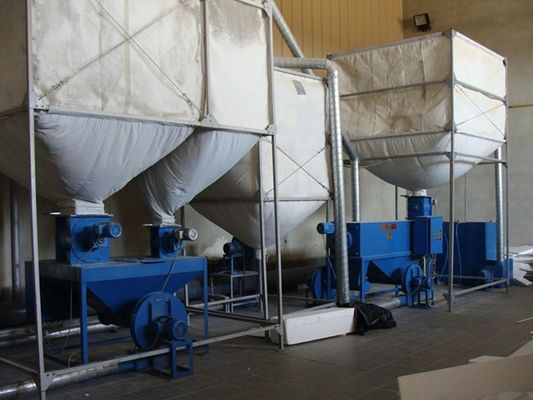 Machine de recyclage de déchets EPS 1840x680x1900mm Perles