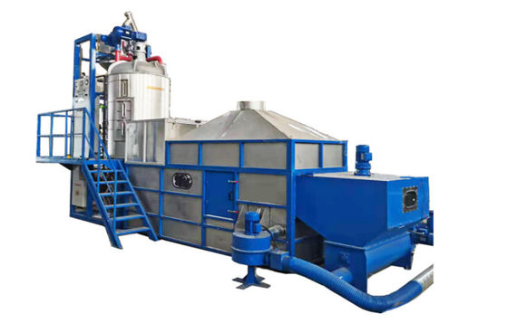 Machine automatique de préfoumage par lot EPS Polystyrène étendu