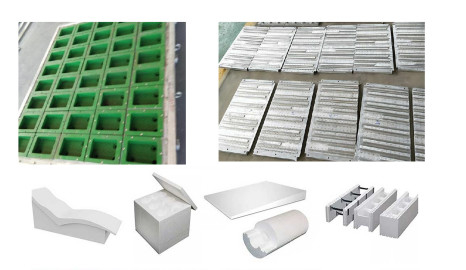 Type de moulage par injection de plastique EPS sur mesure avec une densité élevée 5-48 et matière première en alliage d'aluminium