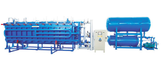 Machine à mousser des blocs de polystyrène expansé à vide