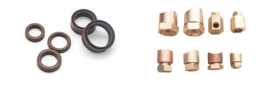 Pièces de service d'usinage CNC sur mesure en aluminium, cuivre, acier inoxydable, métal