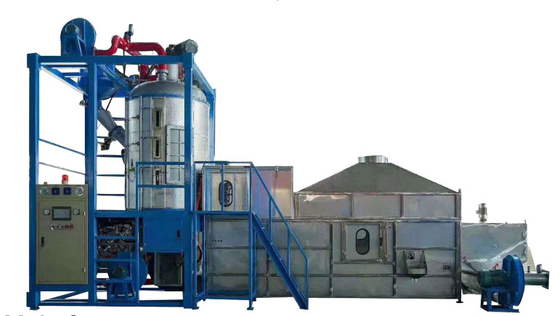 Machine de pré-expansion de lot de matières premières EPS de haute précision