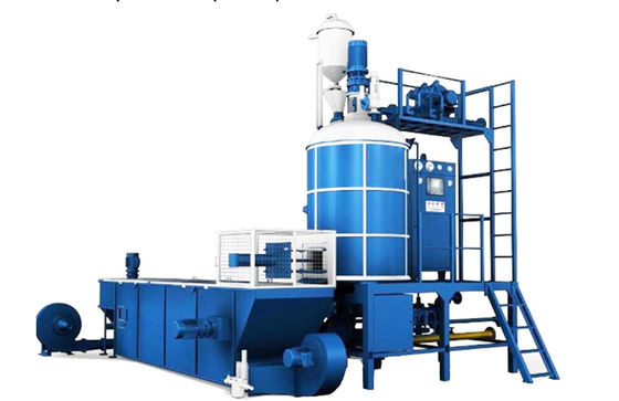 Machine de préfoumage en continu Matériau de base EPS Remplissage à haute productivité