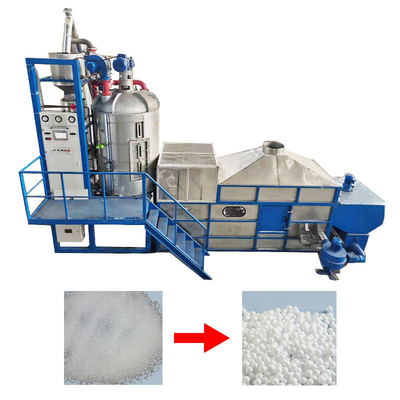 Groupe Preexpander de mousse d'ENV avec le lit de séchage bleu ou blanc