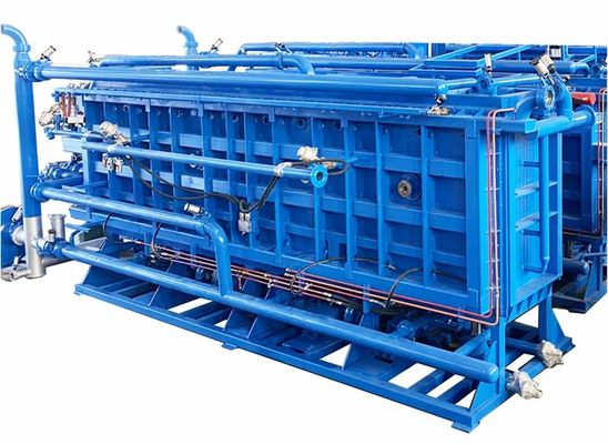 1850 mm Hauteur maximale du produit Eps Machine de moulage de blocs Densité de mousse 8-60 Kg/m3