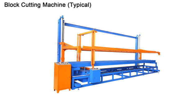 Machine de découpe de blocs EPS en mousse EPS continue entièrement automatique / ligne de production